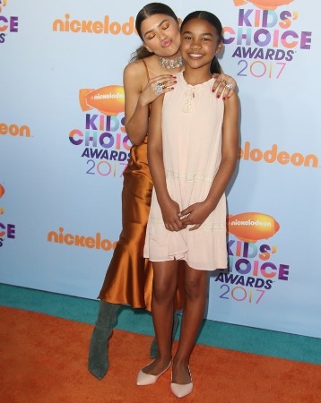 Kaylee with Zendaya.